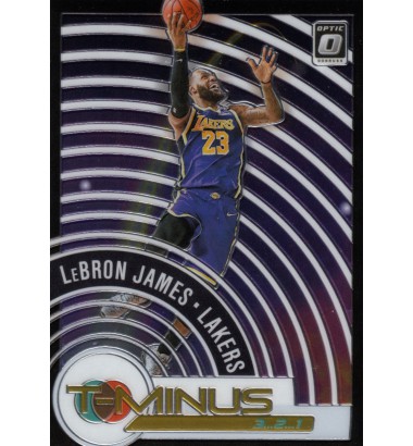 Panini Donruss Optic 2020-2021 T-Minus 3, 2, 1, LeBron James (Los Angeles Lakers)